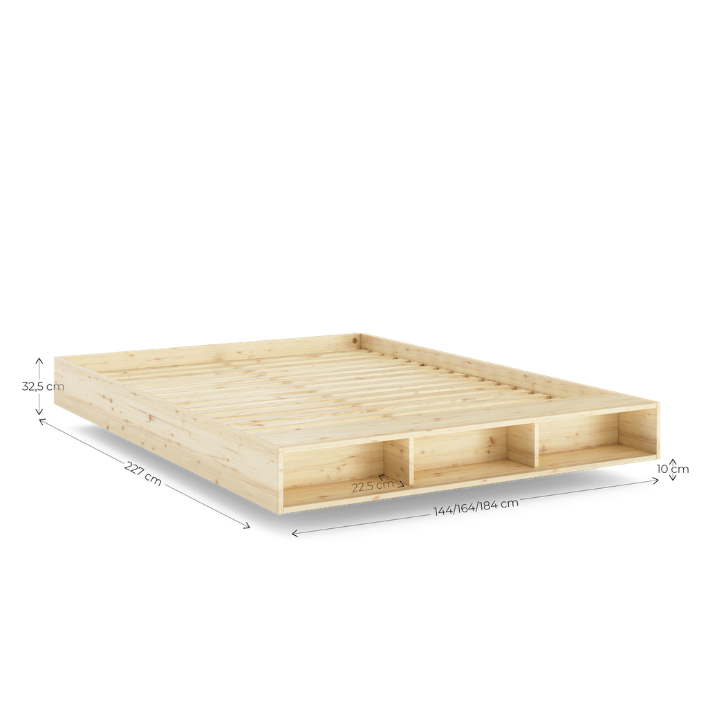 Merge sänkyrunko mitat.