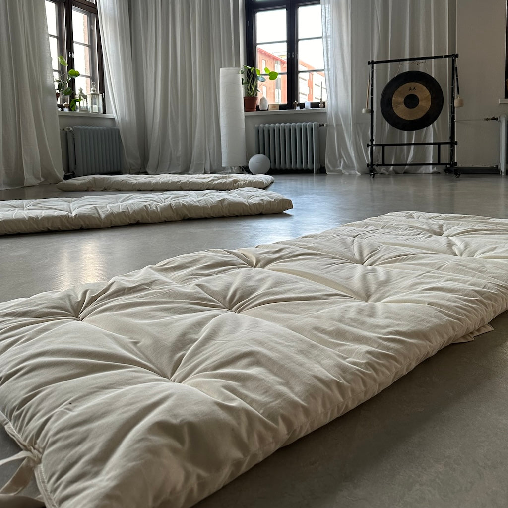 Joogafuton, kangas Luonnonvalkoinen. 