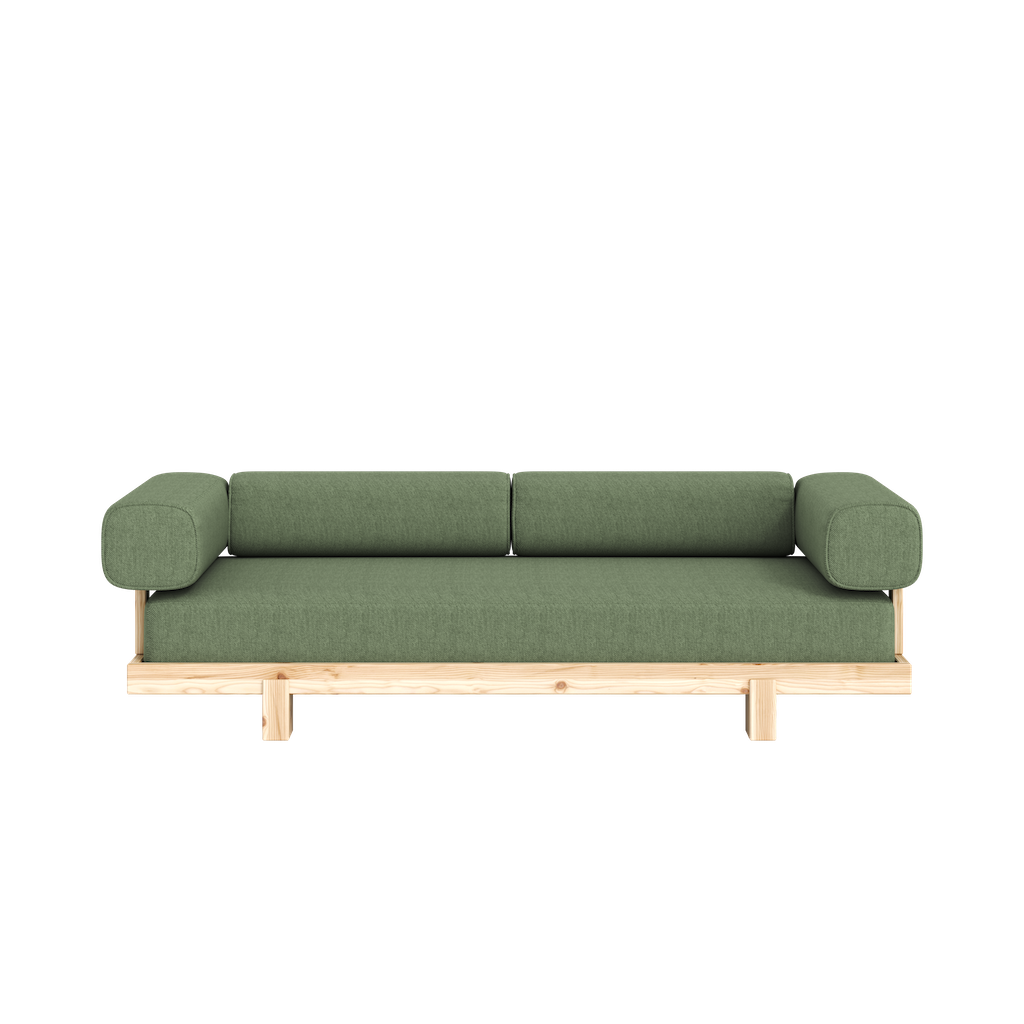 Stay sohva, edestä kuvattuna, kangas Matcha Green.