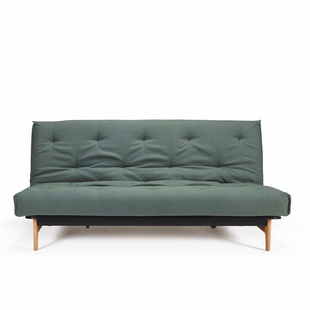 Aslak 140 vuodesohva, kangas Elegance Green.