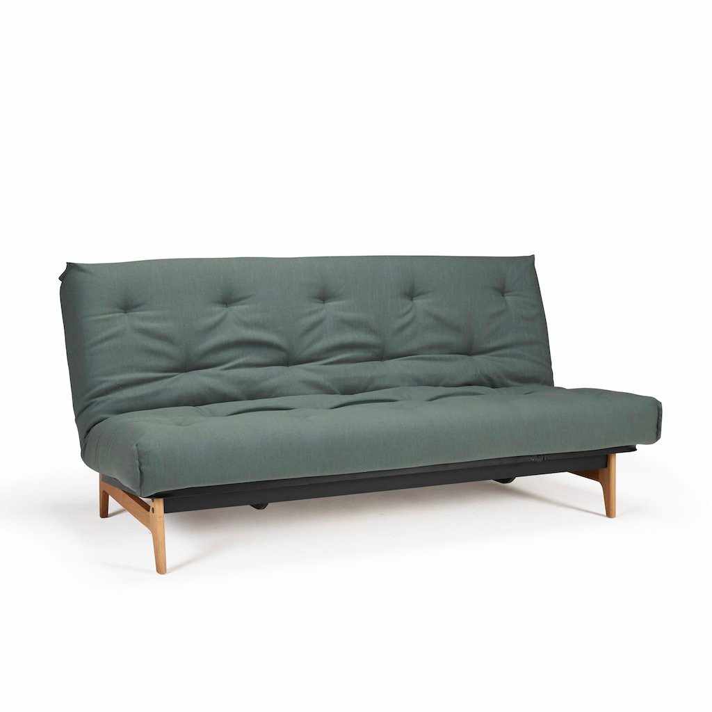 Aslak 140 vuodesohva, kangas Elegance Green.