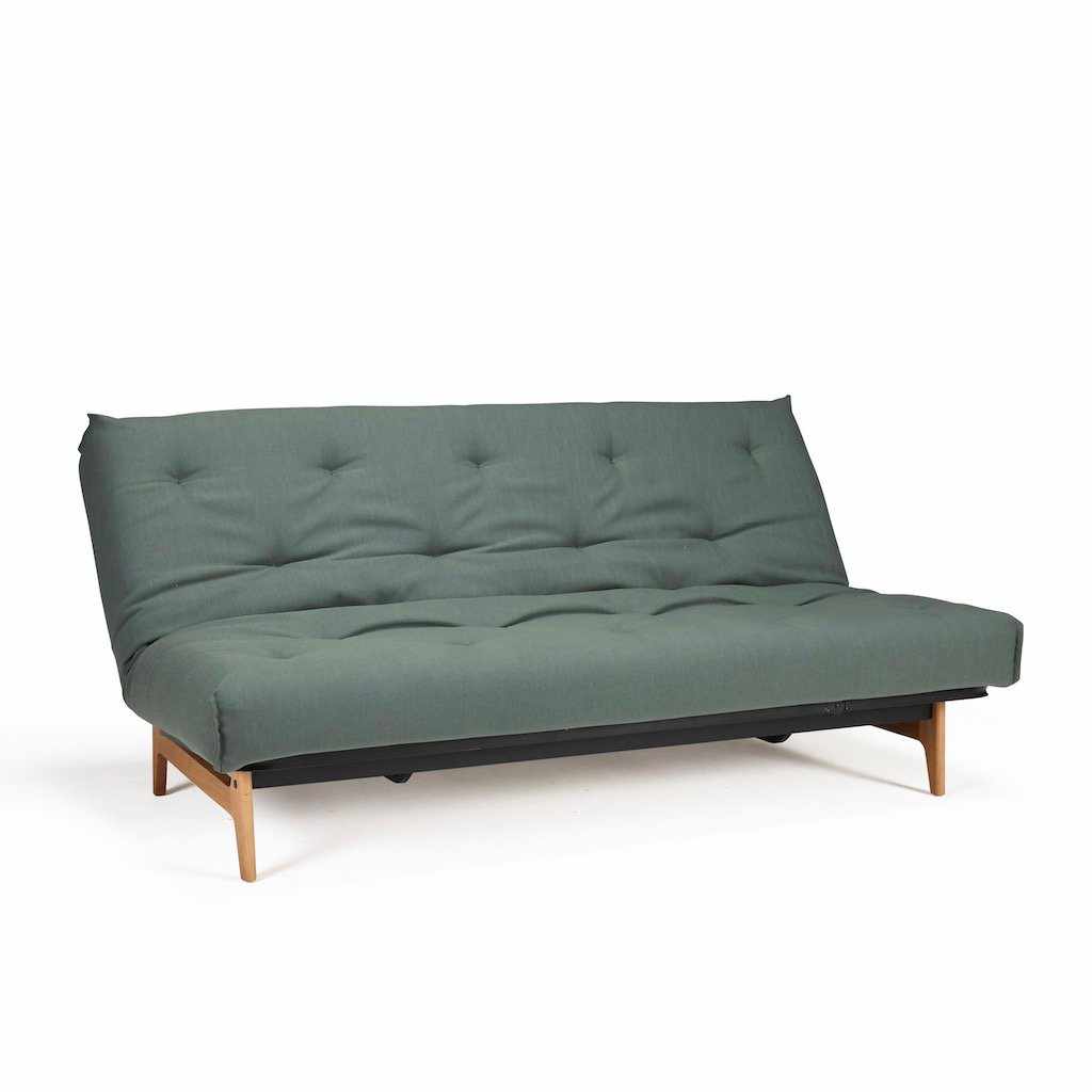 Aslak 140 vuodesohva, kangas Elegance Green.