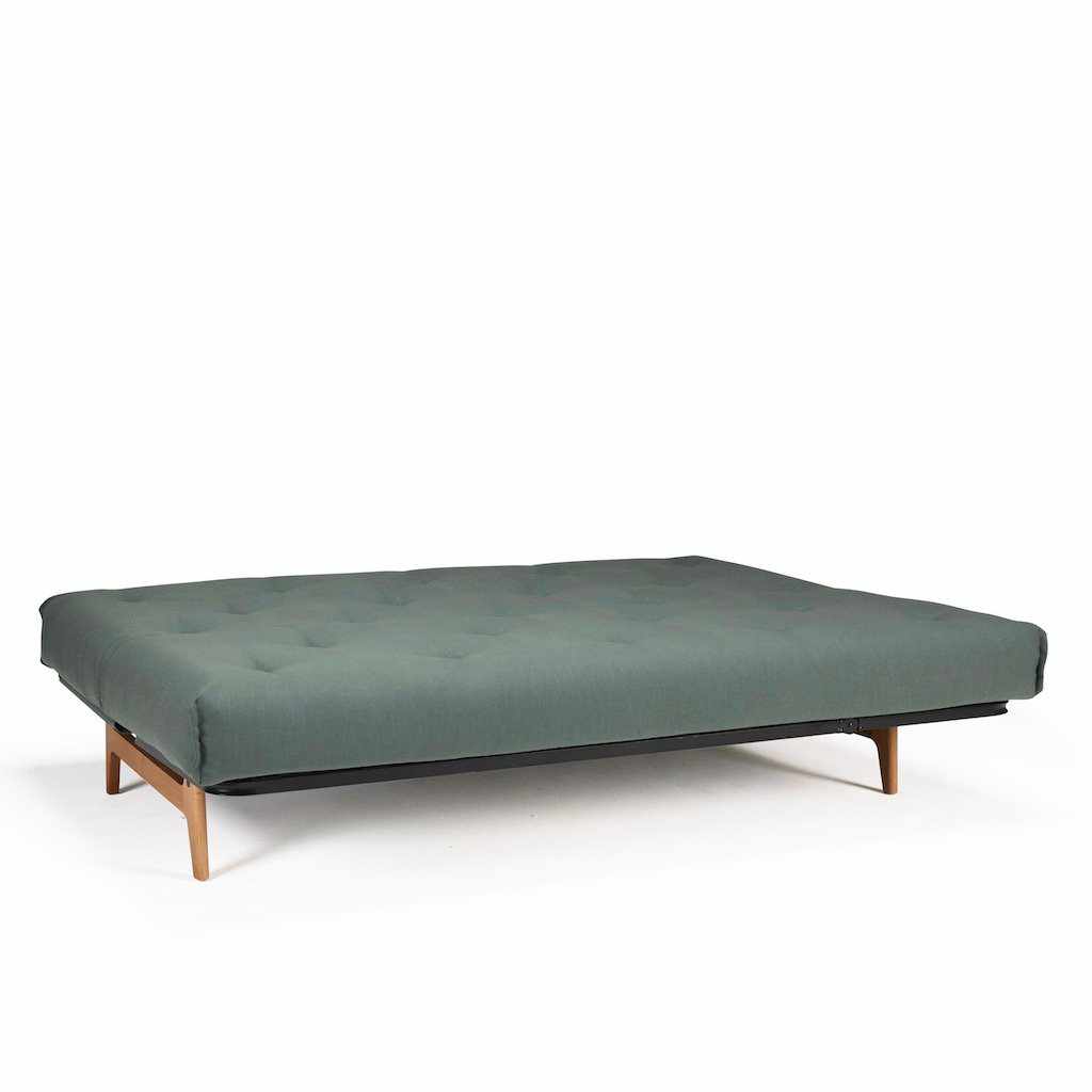 Aslak 140 vuodesohva, kangas Elegance Green.