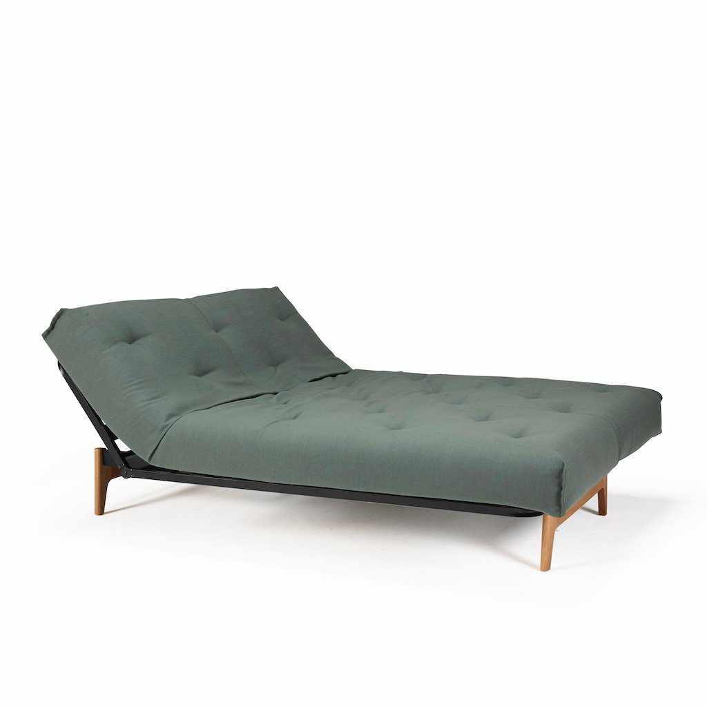 Aslak 140 vuodesohva, kangas Elegance Green.