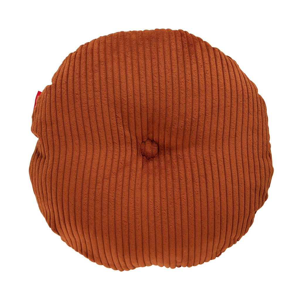 Circle tyyny, kangas Corduroy Burnt Orange.