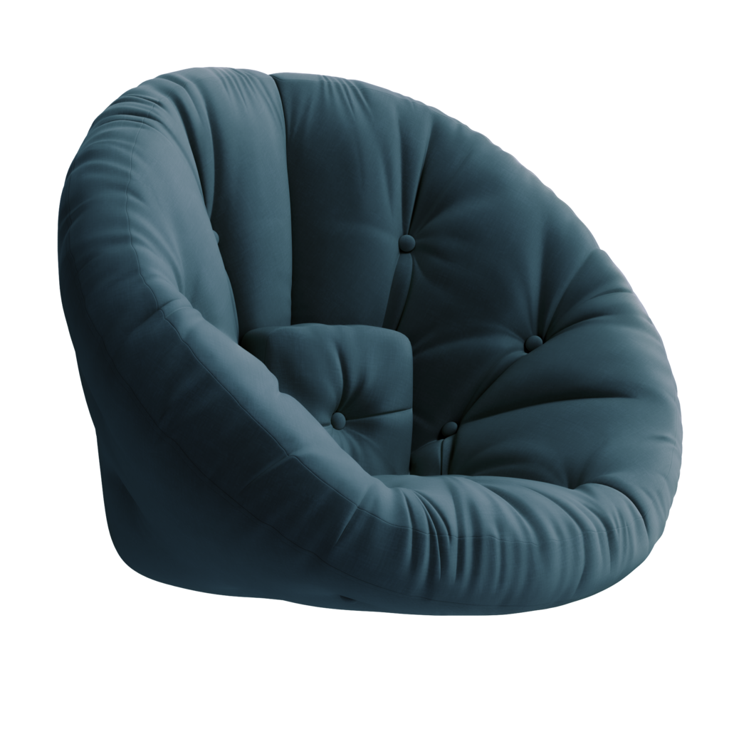 Nido vuodetuoli, kangas Petrol Blue.