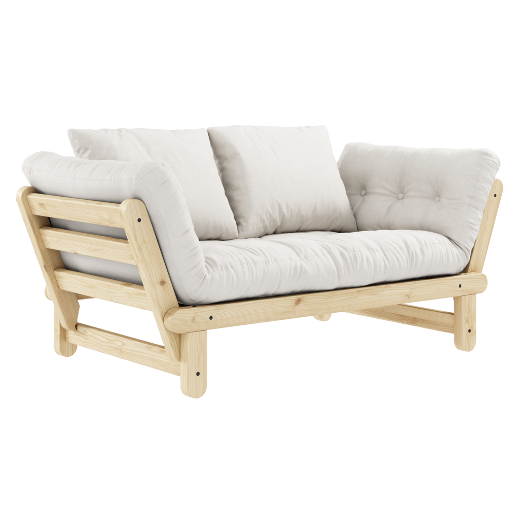 Beat vuodesohva, runko luonnonvärinen, kangas Natural.
