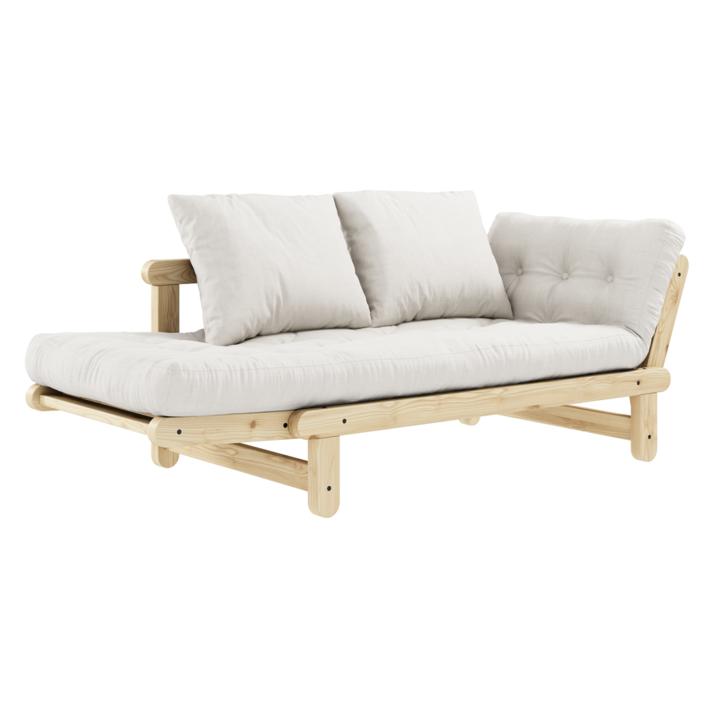 Beat vuodesohva, runko luonnonvärinen, kangas Natural.