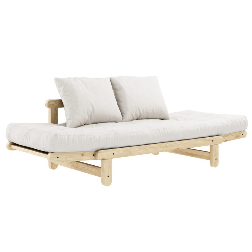 Beat vuodesohva, runko luonnonvärinen, kangas Natural.