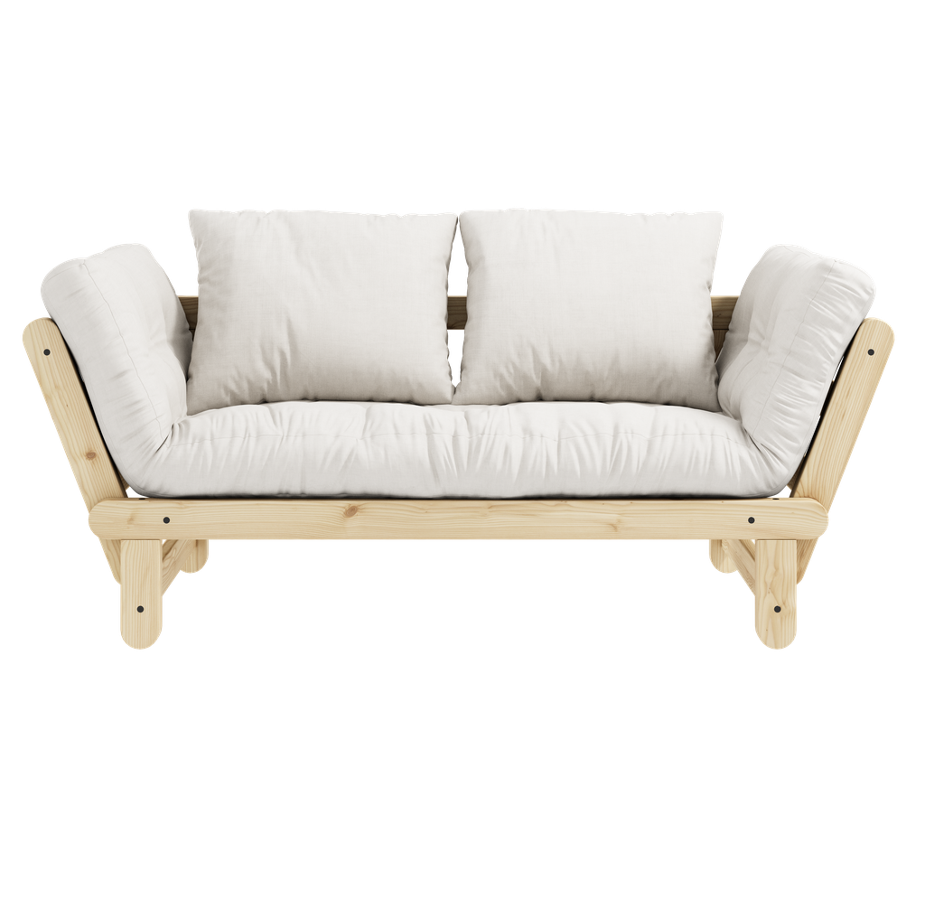 Beat vuodesohva, runko luonnonvärinen, kangas Natural.