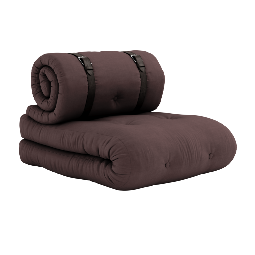 Buckle Up vuodetuoli, kangas Brown.