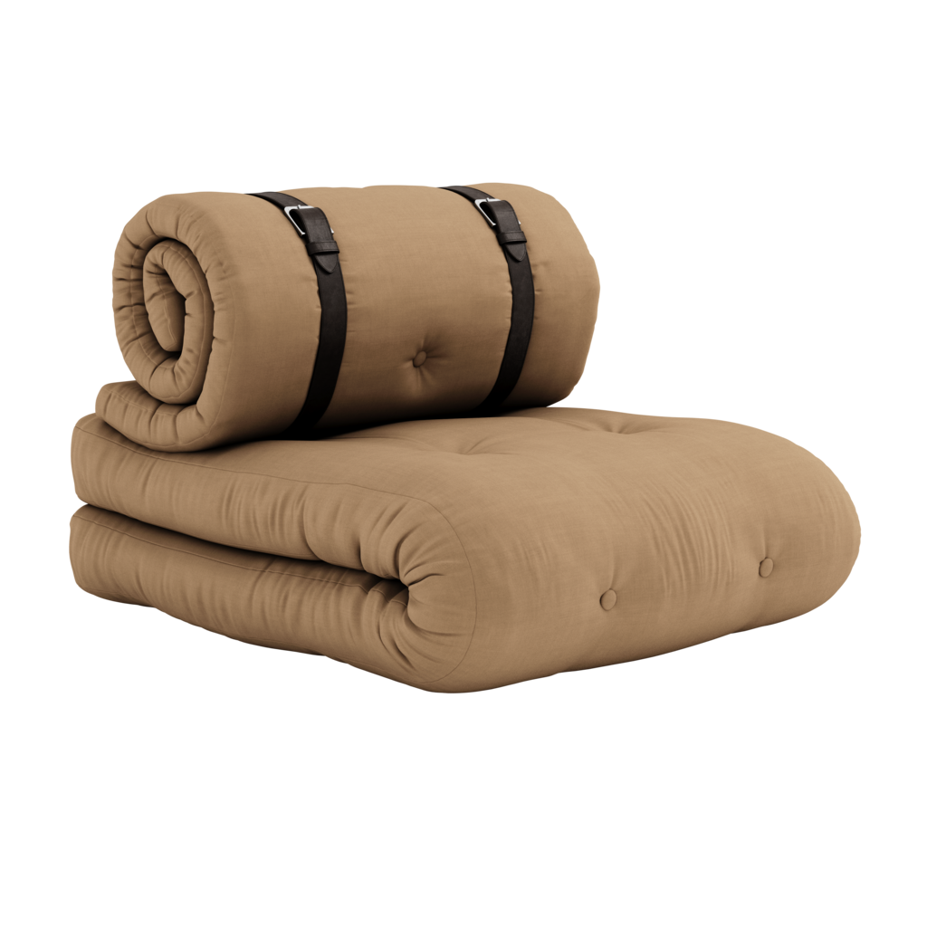 Buckle Up vuodetuoli, kangas Mocca.