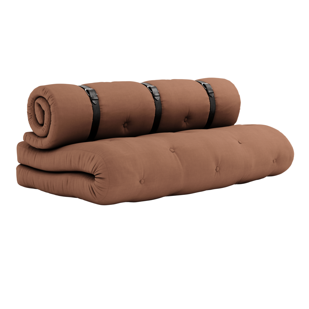 Buckle Up vuodesohva, kangas Clay Brown.