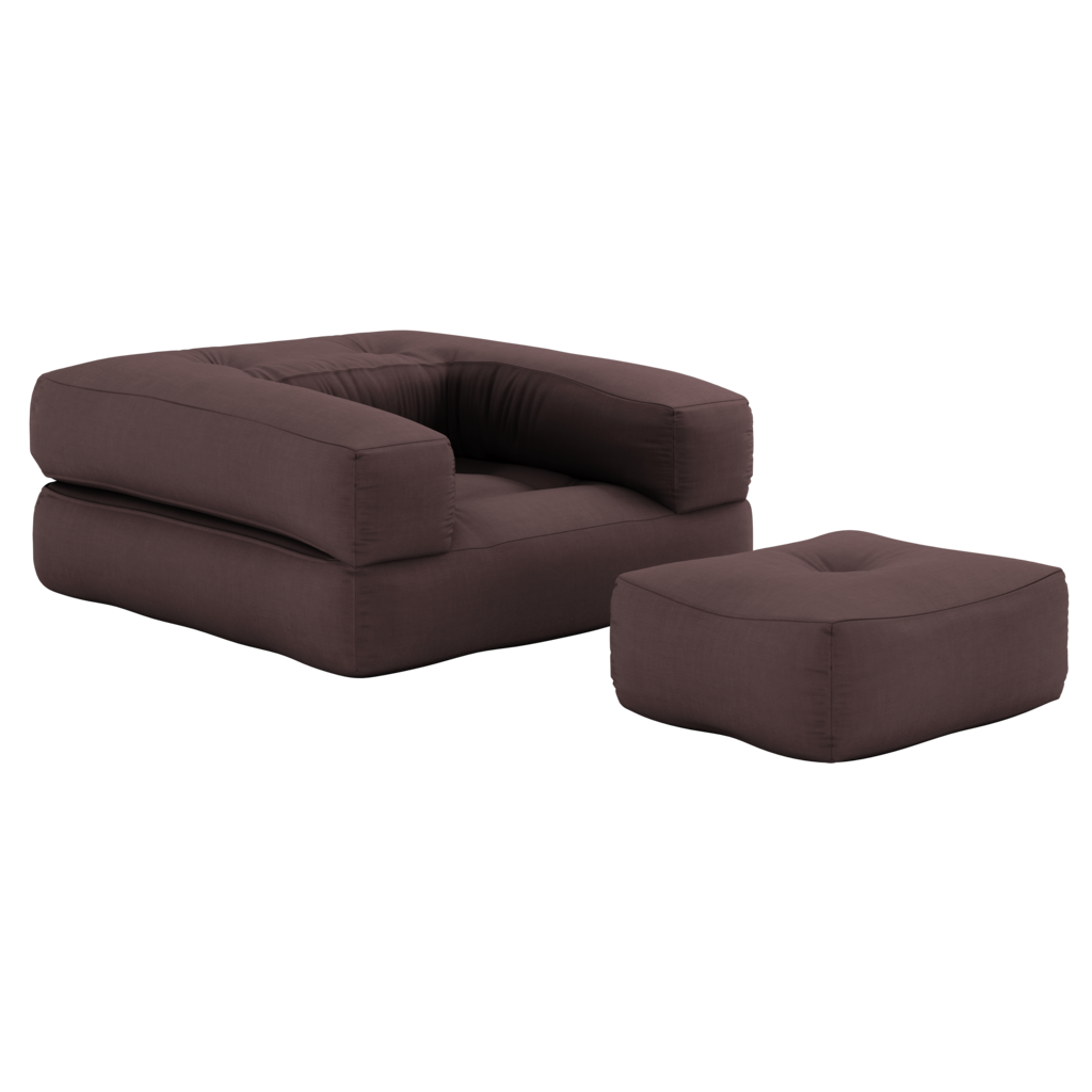 Cube vuodetuoli, kangas Brown.