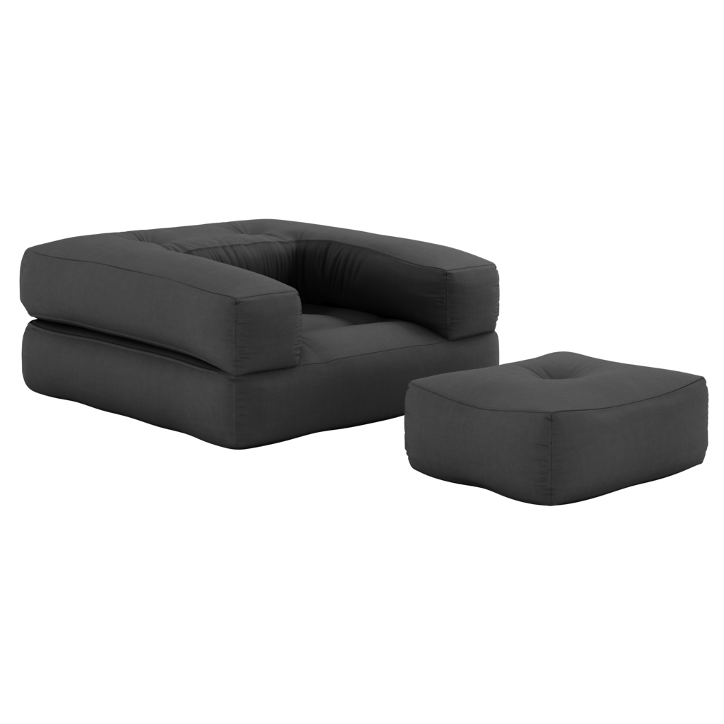 Cube vuodetuoli, kangas Dark Grey.