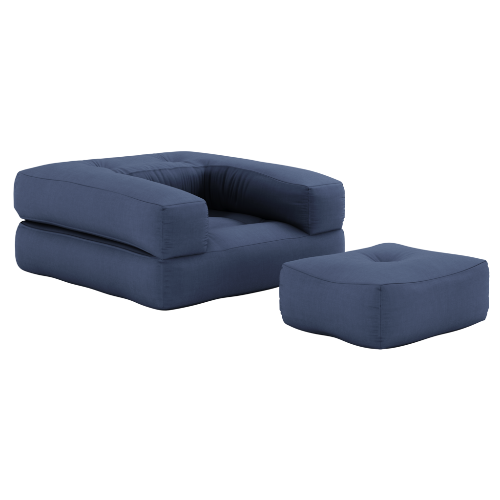 Cube vuodetuoli, kangas Navy.