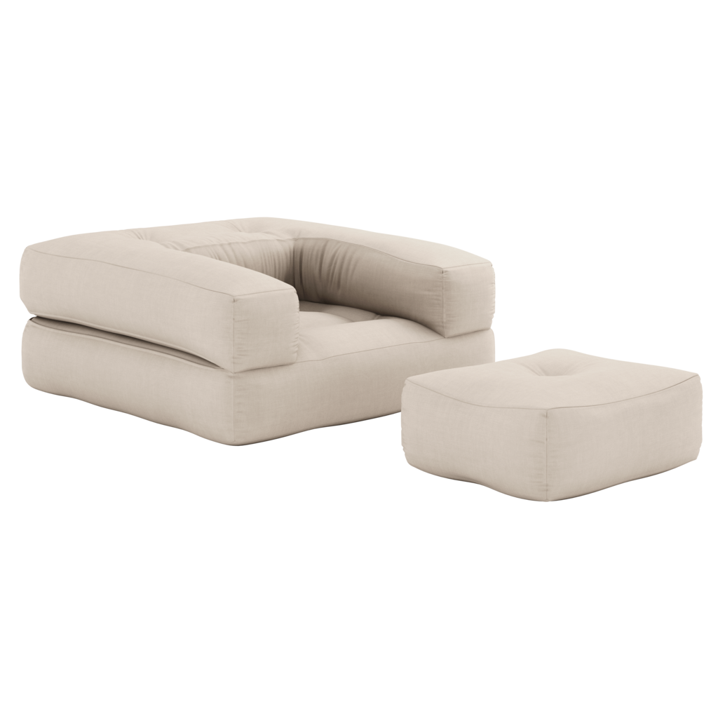 Cube vuodetuoli, kangas Beige.