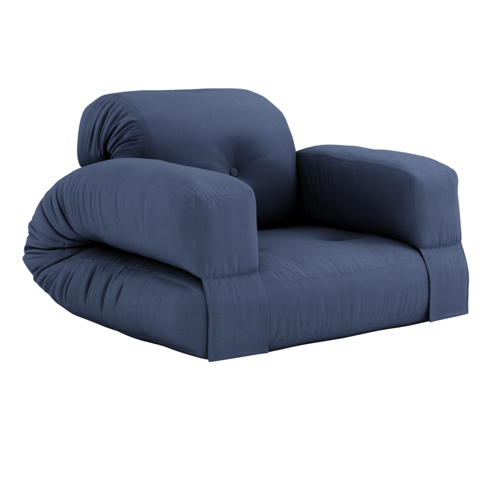 Hippo vuodetuoli, kangas Navy.