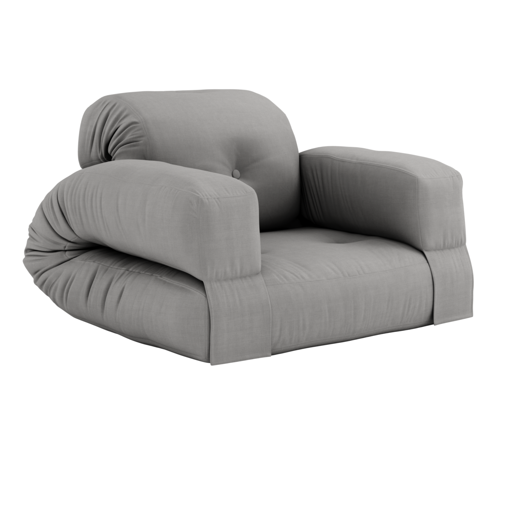 Hippo vuodetuoli, kangas Grey.