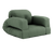 Hippo vuodetuoli, kangas Olive Green.