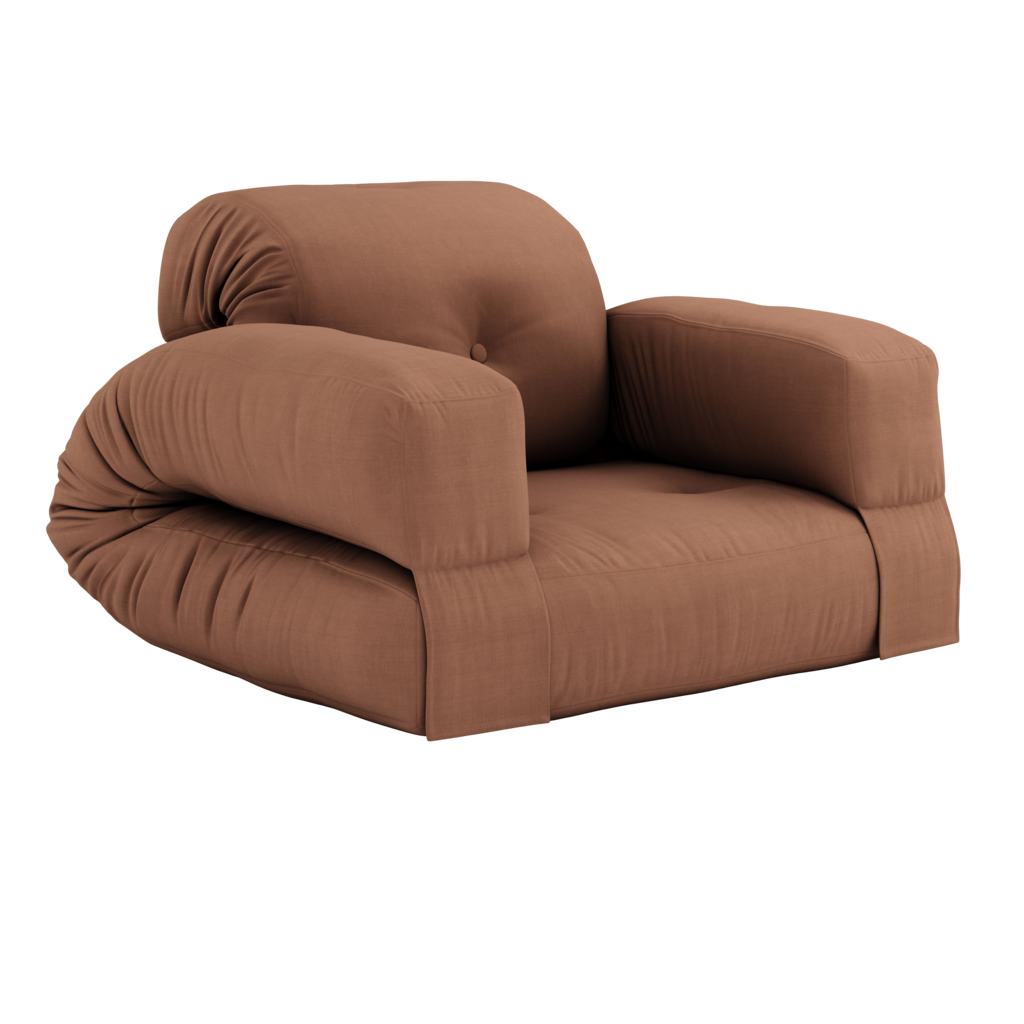 Hippo vuodetuoli, kangas Clay Brown.