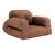 Hippo vuodetuoli, kangas Clay Brown.