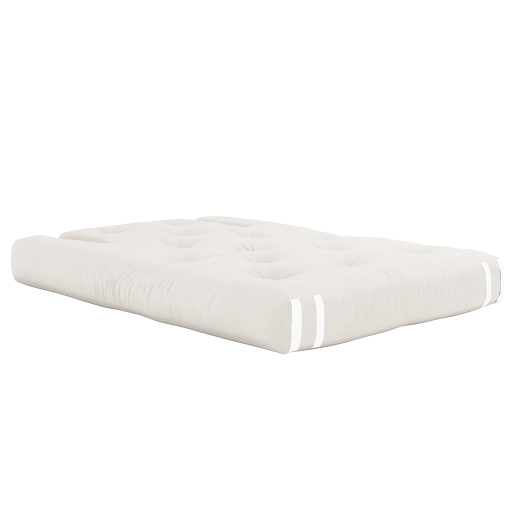 Hippo vuodesohva, kangas Natural. Vaaleassa kankaassa on vaaleat tarrat.