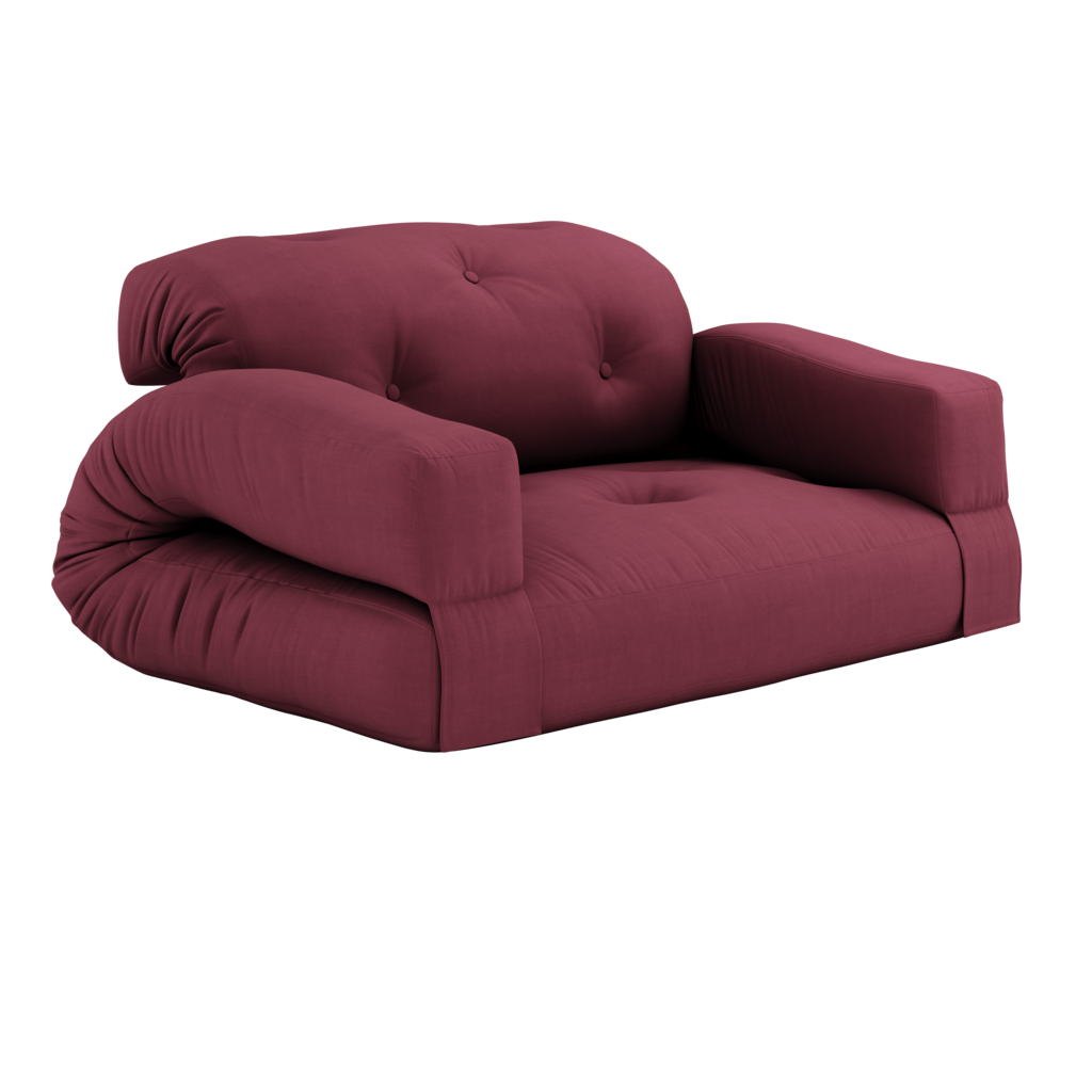 Hippo vuodesohva, kangas Bordeaux.