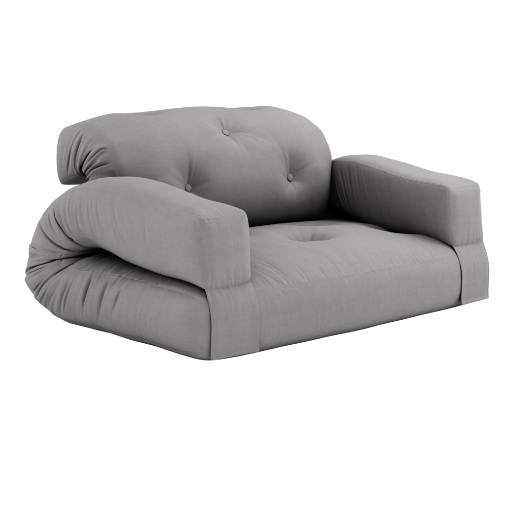 Hippo vuodesohva, kangas Grey.