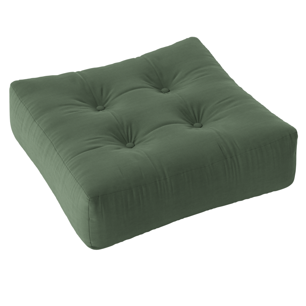 More Pouf, kangas Olive Green.