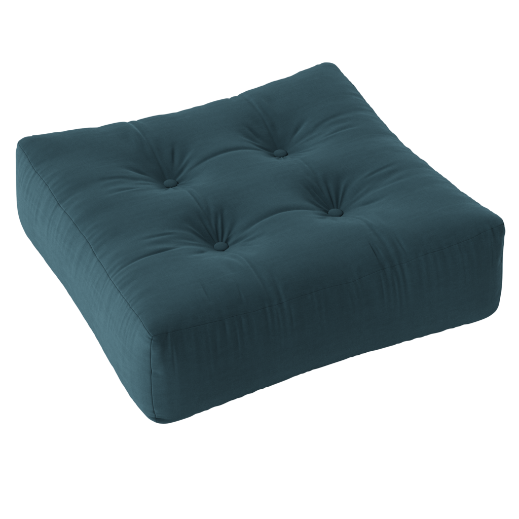 More Pouf, kangas Petrol Blue.
