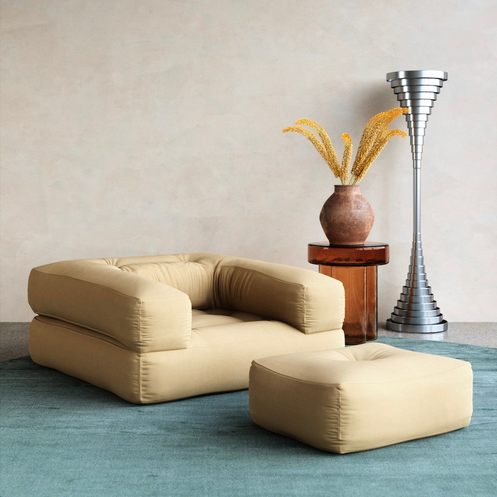 Cube vuodetuoli, kangas Wheat Beige.