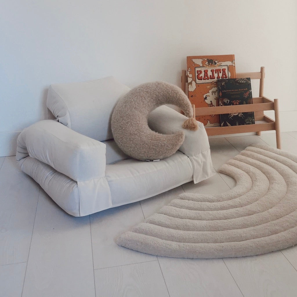 Mini Hippo vuodetuoli, kangas Natural.