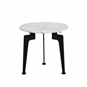 Marmori pöytä, kansi ø 35 cm, korkeus 32,5 cm.