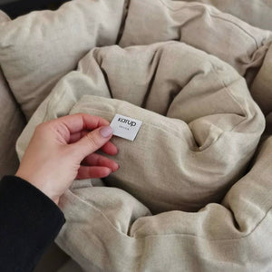 Bed in a bag rullalla, kangas Linen.