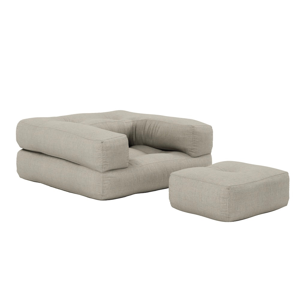 Mini Cube vuodetuoli, kangas Linen.