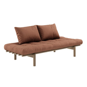 Pace Daybed, runko ruskea, kangas Clay Brown.