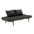 Pace Daybed, runko ruskea, kangas Dark Grey.