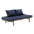 Pace Daybed, runko ruskea, kangas Navy.