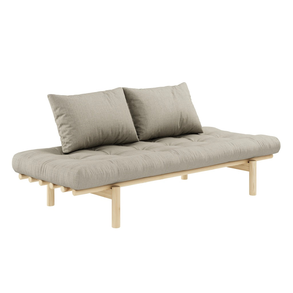 Pace Daybed vuodesohva, runko luonnonvärinen, kangas Linen.