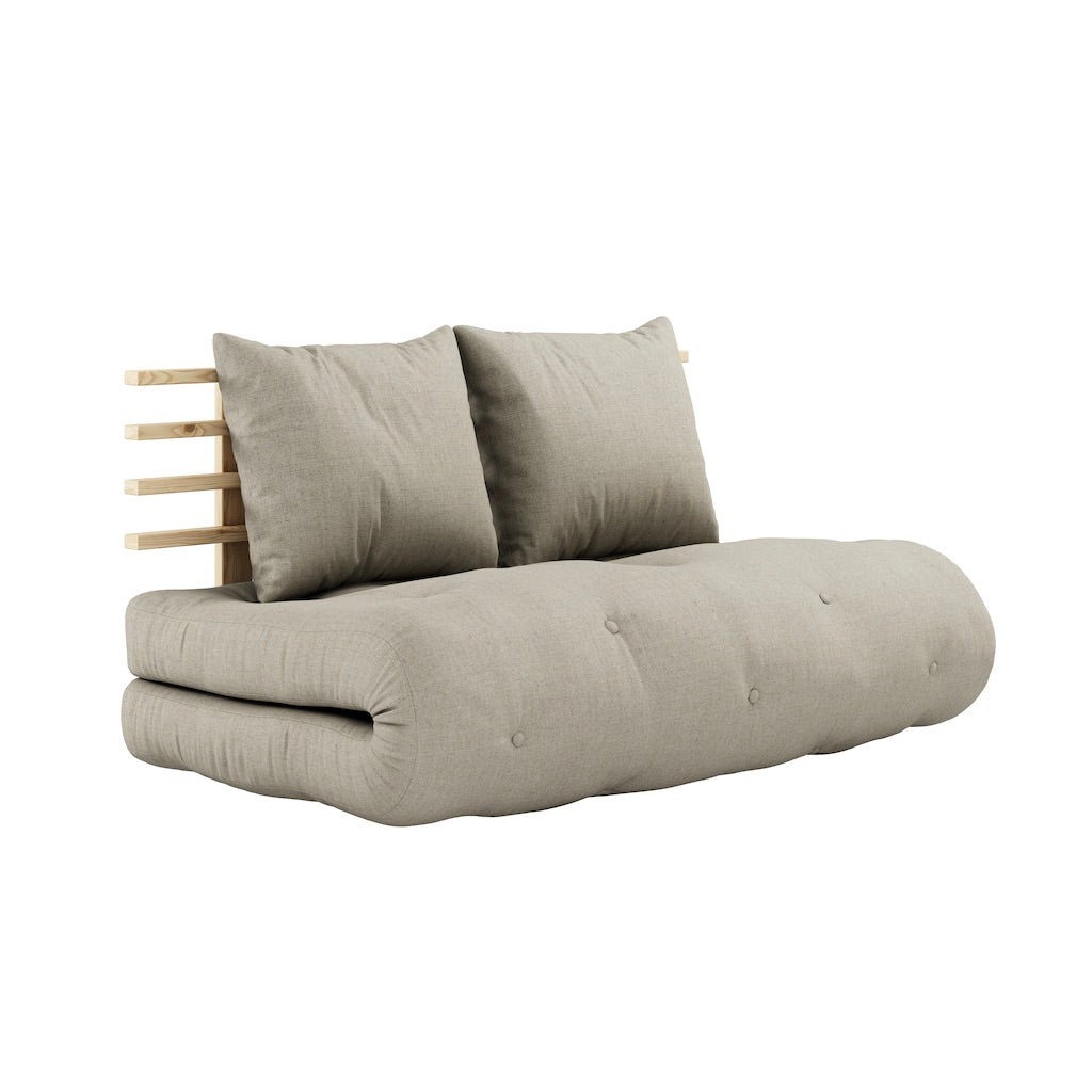 Shin Sano vuodesohva, runko luonnonvärinen, kangas Linen.